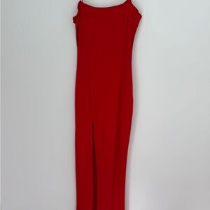 Elegant Red Evening Gown